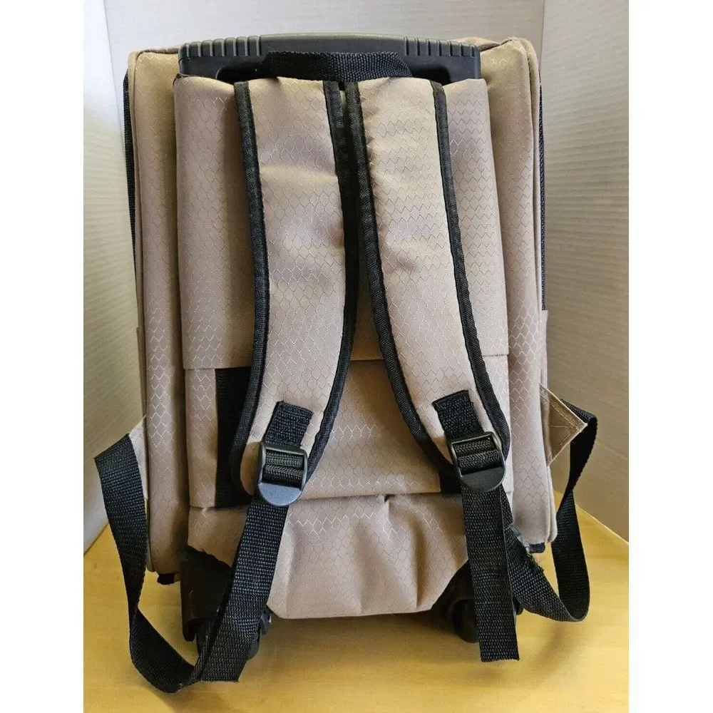 Casual Canine brand Dog Cat Pet/Carrier/Bag/Backpack/Wheels - - Tan‎